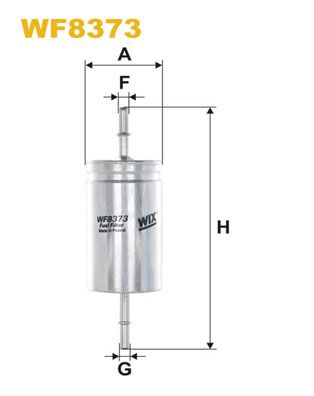 WIX FILTERS Топливный фильтр WF8373